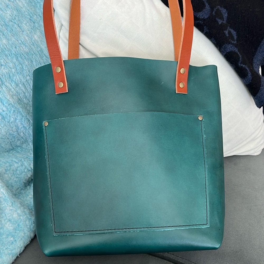 Portland leather goods small classic tote